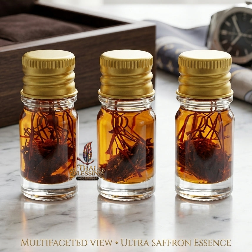 Sacred "Nam Man Saneh Cho Ki Sit" Master-Level Holy Oil Infusion by Ajarn Surachak, Phraya Yak Sam Ta Hermitage 2026 for Unbreakable Bonds and Potent Enthrallment