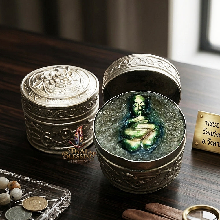 Sacred "Seepueng Kuman Thong Dud Rok" (Umbilical-Sucking Golden Boy Fortune Wax)  for Supreme Luck, Financial Windfalls, and Unrestricted Wish-Granting