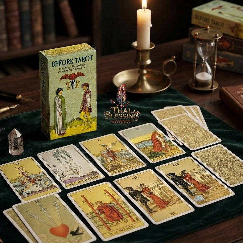 ✨ Before Tarot Deck - 78 English Visions Cards in Box - Mysterious Divination Board Game & Spiritual Supplies for Tarot Lovers and Collectors