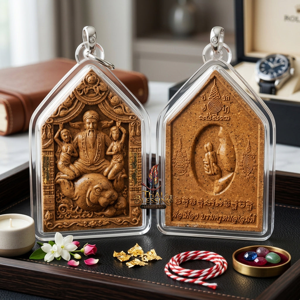 ✨ "Borom Khru Mo Saneh (Khru Mo Khaek)" - Committee Edition, Absolute Black-Art Seduction, Ancient Javanese Esotericism, and Merciless Magnetic Charm!