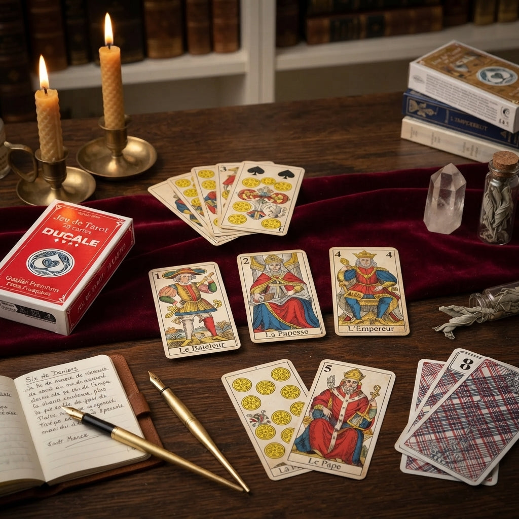✨ Classic Oracle des Ducale French Divination Deck - Traditional European Esoteric Fortune Telling & Spiritual Guidance Cards for Collectors and Seekers