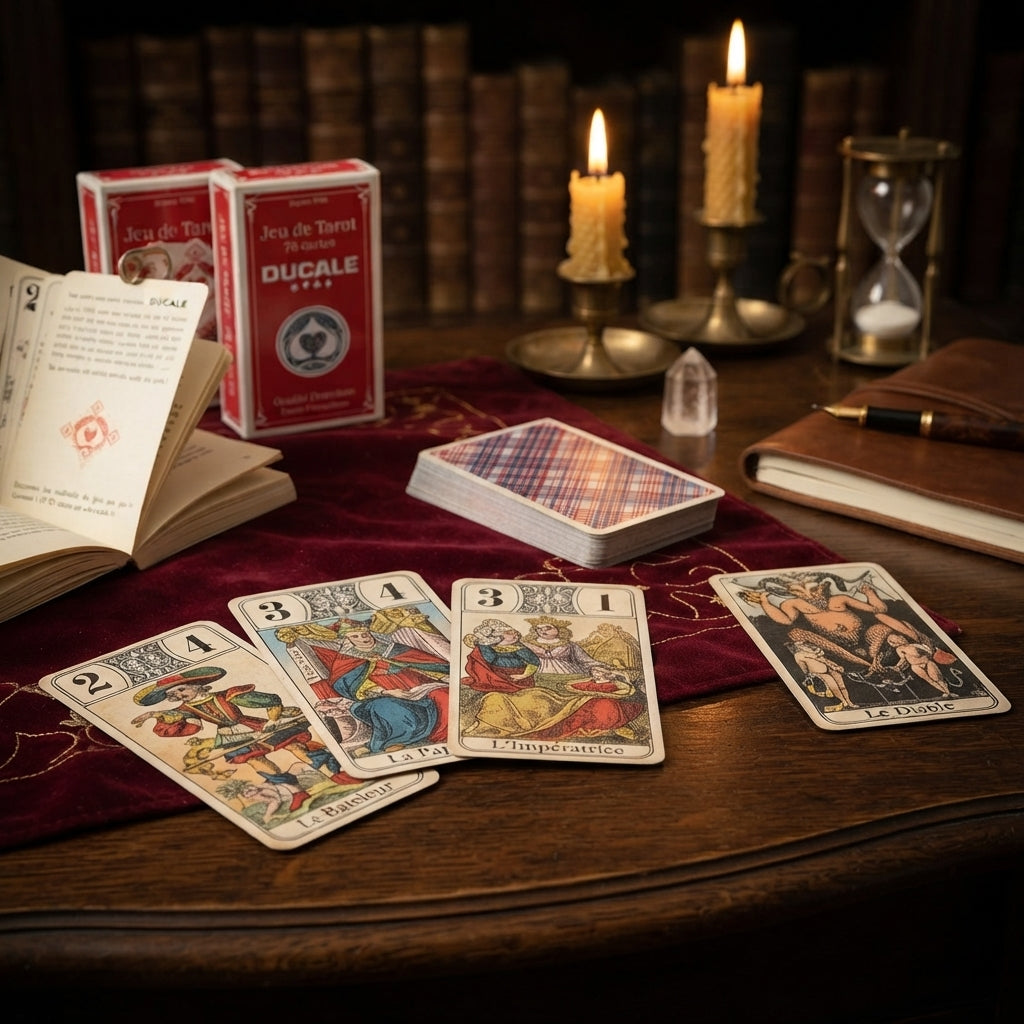 ✨ Classic Oracle des Ducale French Divination Deck - Traditional European Esoteric Fortune Telling & Spiritual Guidance Cards for Collectors and Seekers