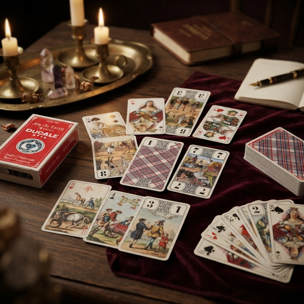 ✨ Classic Oracle des Ducale French Divination Deck - Traditional European Esoteric Fortune Telling & Spiritual Guidance Cards for Collectors and Seekers