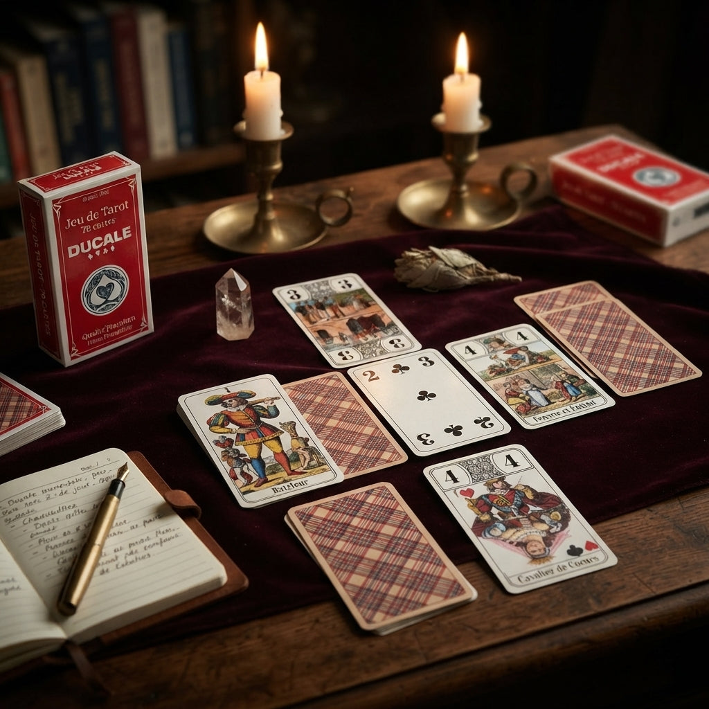 ✨ Classic Oracle des Ducale French Divination Deck - Traditional European Esoteric Fortune Telling & Spiritual Guidance Cards for Collectors and Seekers