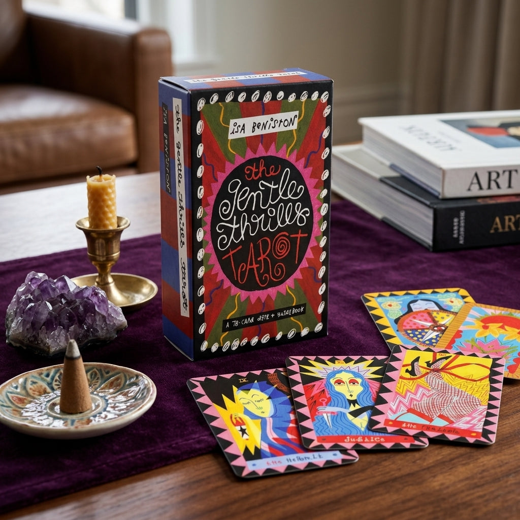 ✨ Gentle Thrills Tarot Game - Future Fortune Telling Card Party Board Game, Entertainment Prediction Toy for Ages 14 and Above