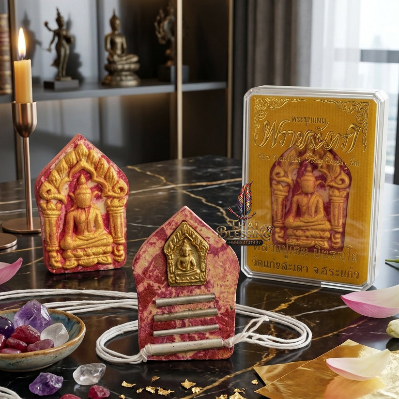 ✨ "Khun Phaen Phrai Chanthra" (Lunar Prai Khun Phaen) - Sacred Herbal Powder Edition - B.E. 2560 (2017) by Luang Pu Yen, Wat Kaeng Sadao: The Supreme Masterpiece of Luminous Lunar Seduction, Prai Magnetism, and Unyielding Wealth!