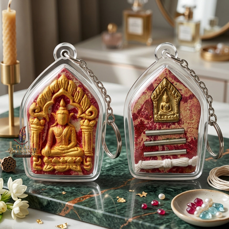 ✨ "Khun Phaen Phrai Chanthra" (Lunar Prai Khun Phaen) - Sacred Herbal Powder Edition - B.E. 2560 (2017) by Luang Pu Yen, Wat Kaeng Sadao: The Supreme Masterpiece of Luminous Lunar Seduction, Prai Magnetism, and Unyielding Wealth!