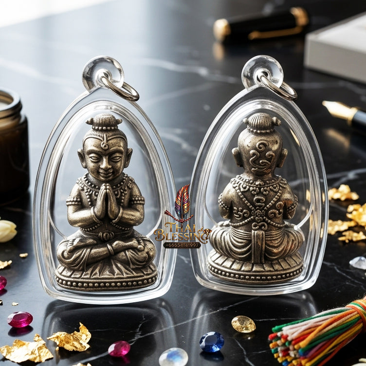 ✨ "Kumarn Na Na Thong" (Golden-Face Kumarn Thong) - White Bronze / Thong Khao Edition, B.E. 2557 (2014) by Achan Subin Na Na Thong: