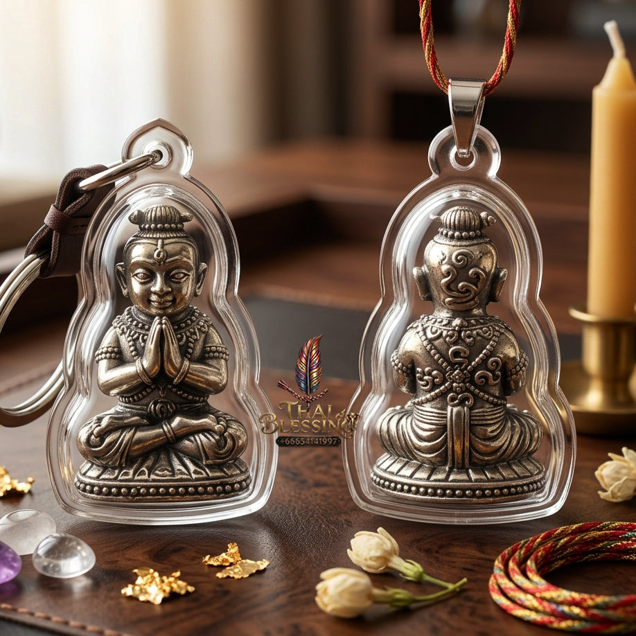✨ "Kumarn Na Na Thong" (Golden-Face Kumarn Thong) - White Bronze / Thong Khao Edition, B.E. 2557 (2014) by Achan Subin Na Na Thong: