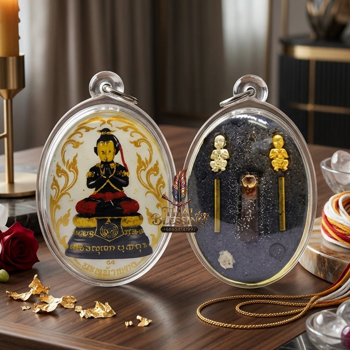 ✨ "Lock Ket Kuman Na Na Thong" (Golden-Face Kumarn Thong Locket) - B.E. 2555 (2012) by Kruba Subin Sumetho: