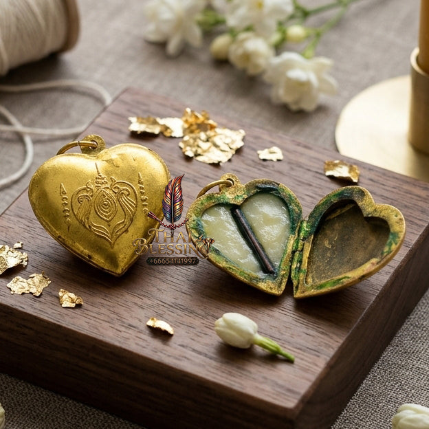 ✨ "Lock Ket Huachai" (Heart-Shaped Locket) The Supreme Masterpiece of Heartfelt Metta, Enduring Affection, and Auspicious Protection!