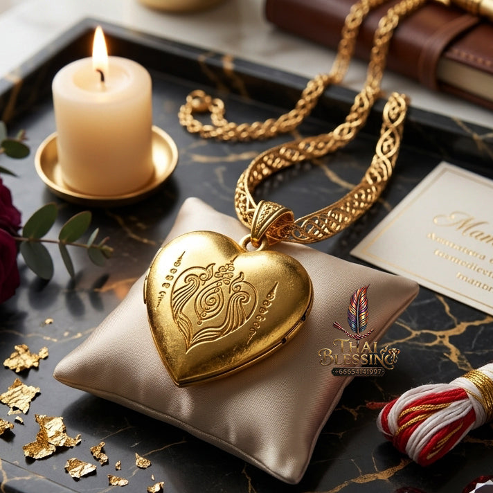 ✨ "Lock Ket Huachai" (Heart-Shaped Locket) The Supreme Masterpiece of Heartfelt Metta, Enduring Affection, and Auspicious Protection!