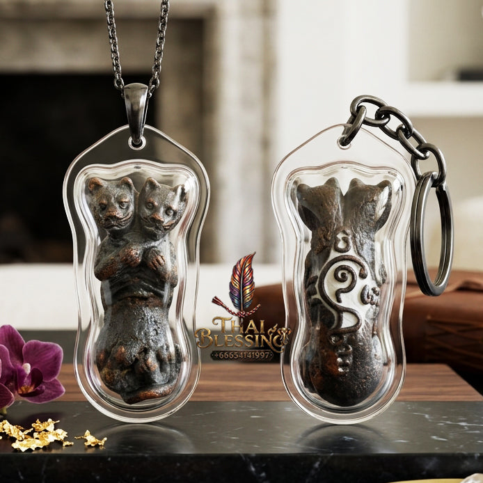 ✨ "Lukkrok Maeo Khuchiwit" (Lifelong Companion Cat Spirit) - Copper Edition Feline Magnetism, Hidden Wealth Attraction, and Unstoppable Commercial Good Fortune!