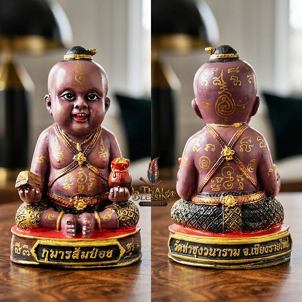 Sacred "Kuman Sompoi" (Worship Size Wish-Fulfillment Edition) Supreme Wealth Generation, House Blessing, and Guaranteed Success
