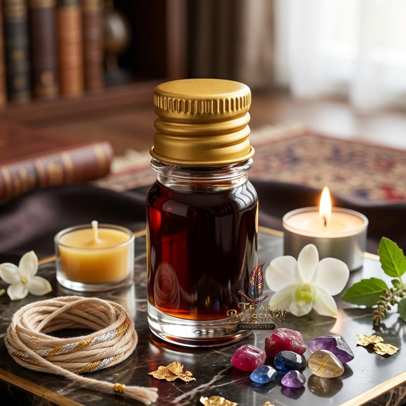 ✨ "Nam Man Tewada Long Hong" (Devas Lost in the Chamber Charm Oil - Infused with Legendary Nam Man Sadung Chit) The Supreme Masterpiece of Absolute Seduction, Mind-Captivating Sorcery, and 100% Pure White-Lineage Occult Power!