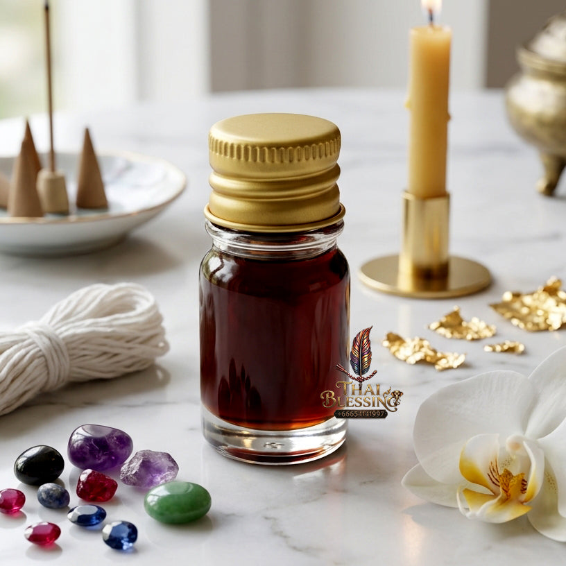 ✨ "Nam Man Tewada Long Hong" (Devas Lost in the Chamber Charm Oil - Infused with Legendary Nam Man Sadung Chit) The Supreme Masterpiece of Absolute Seduction, Mind-Captivating Sorcery, and 100% Pure White-Lineage Occult Power!