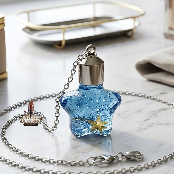 Sacred "Locket Nam Man Thep Ranjuan" (Divine Enthrallment Holy Oil Pendant) for Irresistible Seduction, Eloquent Speech, and Unstoppable Business Flow