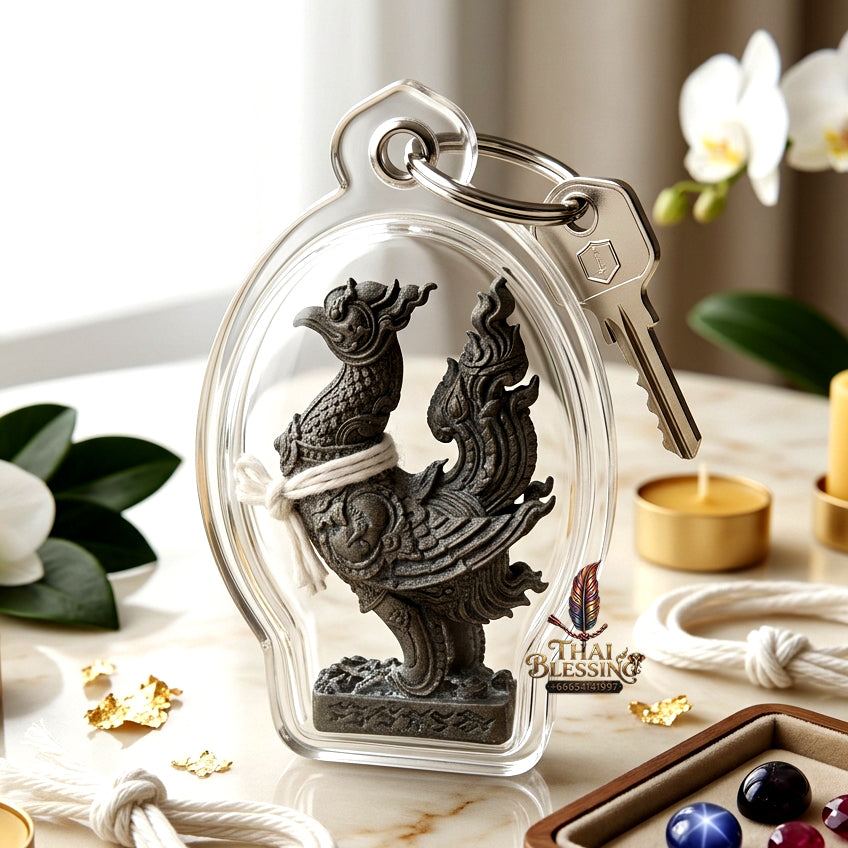 ✨ "Phaya Kaifa Maha Lap" (Great Fortune Celestial Pheasant) - Sacred Lead Edition Embedded with Takrut Unstoppable Wealth Foraging, Career Promotion, and Booming Commercial Trade!