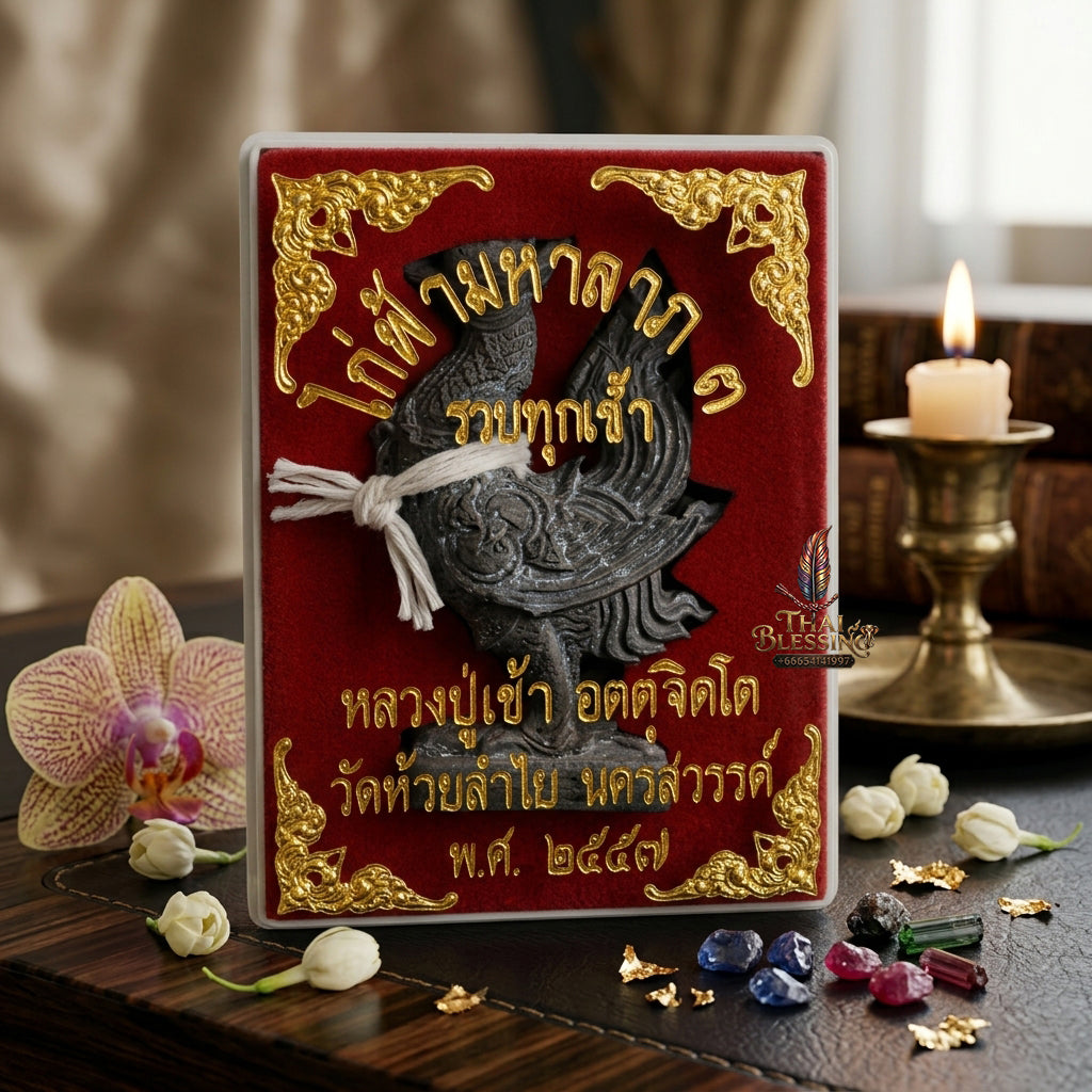✨ "Phaya Kaifa Maha Lap" (Great Fortune Celestial Pheasant) - Sacred Lead Edition Embedded with Takrut Unstoppable Wealth Foraging, Career Promotion, and Booming Commercial Trade!