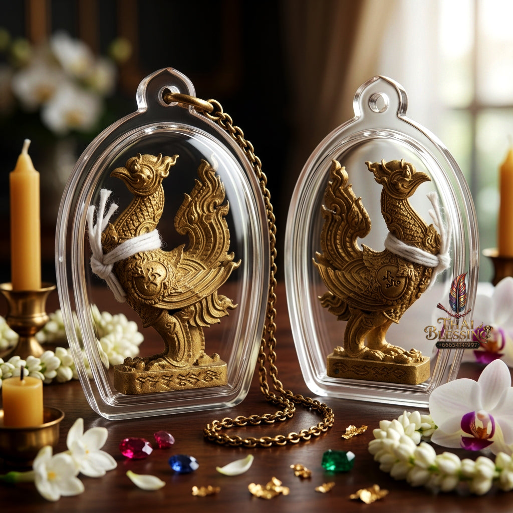 ✨ "Phaya Kaifa Maha Lap" (Great Fortune Celestial Pheasant)The Sovereign Masterpiece of Unstoppable Wealth Foraging, Career Promotion, and Booming Commercial Trade!