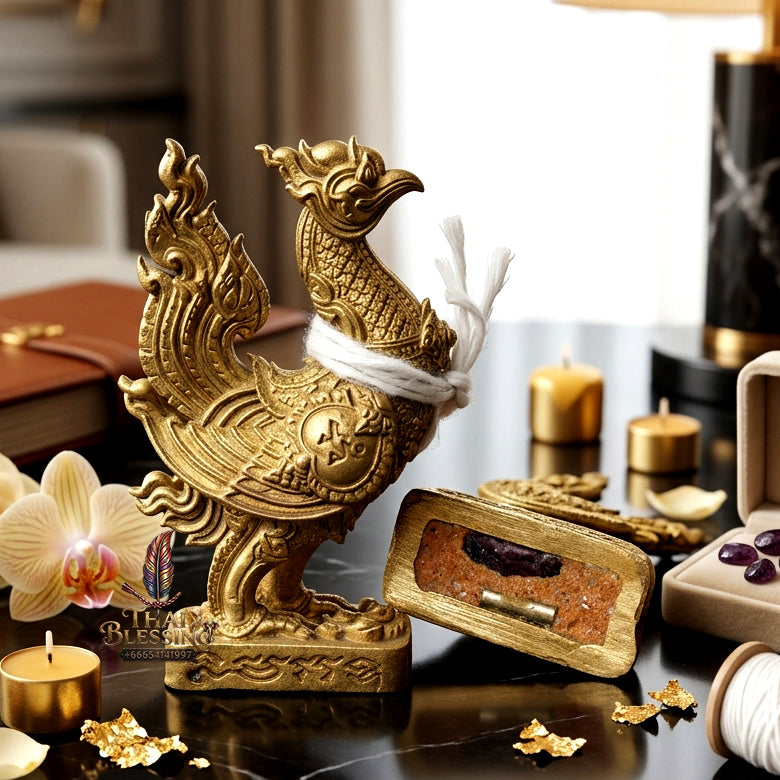 ✨ "Phaya Kaifa Maha Lap" (Great Fortune Celestial Pheasant)The Sovereign Masterpiece of Unstoppable Wealth Foraging, Career Promotion, and Booming Commercial Trade!