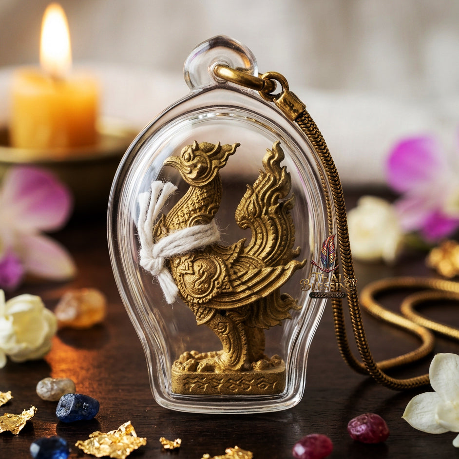✨ "Phaya Kaifa Maha Lap" (Great Fortune Celestial Pheasant)The Sovereign Masterpiece of Unstoppable Wealth Foraging, Career Promotion, and Booming Commercial Trade!