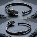 ✨ "Phaya Maelang Phu Kham Bangle" (Black-Bronze Plated Edition, Width 6 cm) - B.E. 2562 (2019) by Wat Ban Luang: The Supreme Lanna Masterpiece of Metta Charm and Wealth Attraction!