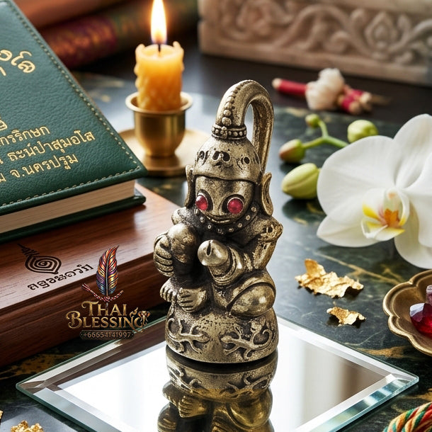 ✨ "Phaya Ngang Lueng Thong" (Golden Phallus Phaya Ngang) - Alpaka Edition, Raw Occult Magnetism, Irresistible Seduction, and Unstoppable Professional Charm!