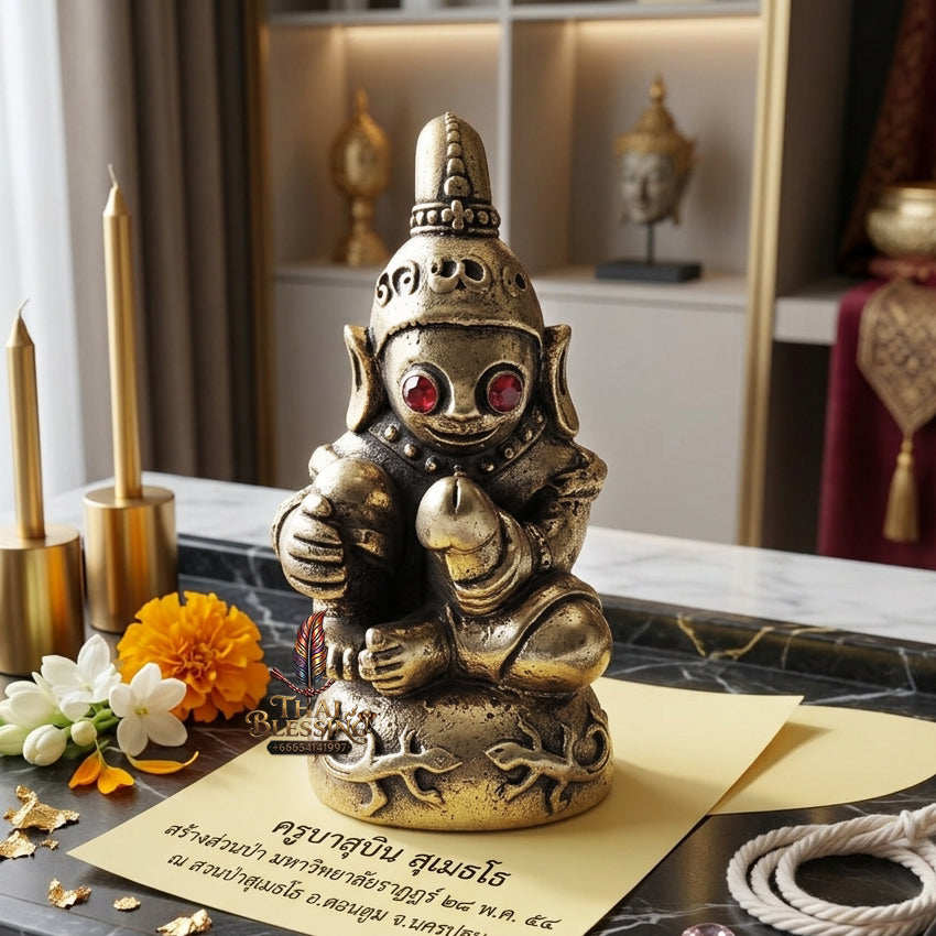 ✨ "Phaya Ngang Lueng Thong" (Golden Phallus Phaya Ngang) - Alpaka Edition, Raw Occult Magnetism, Irresistible Seduction, and Unstoppable Professional Charm!