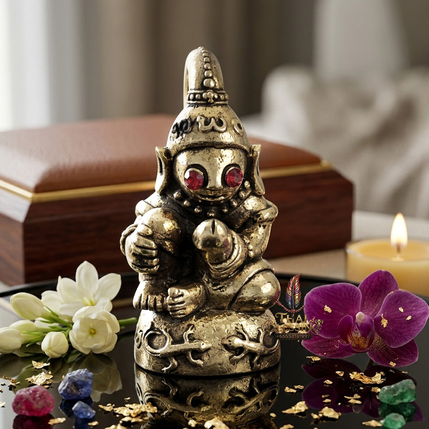 ✨ "Phaya Ngang Lueng Thong" (Golden Phallus Phaya Ngang) - Alpaka Edition, Raw Occult Magnetism, Irresistible Seduction, and Unstoppable Professional Charm!