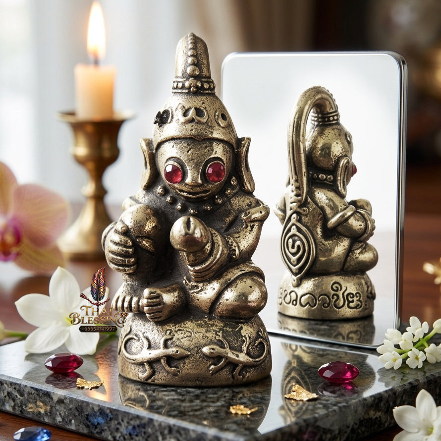 ✨ "Phaya Ngang Lueng Thong" (Golden Phallus Phaya Ngang) - Alpaka Edition, Raw Occult Magnetism, Irresistible Seduction, and Unstoppable Professional Charm!