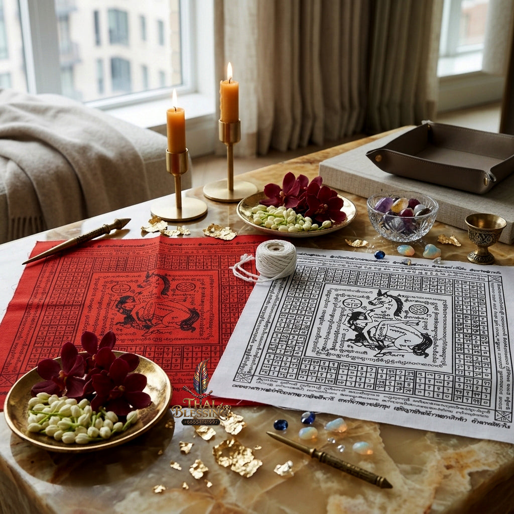✨ "Phayant Ma Sep Nang" (The Sacred Horse-Human Union Cloth Yant) - Special Edition