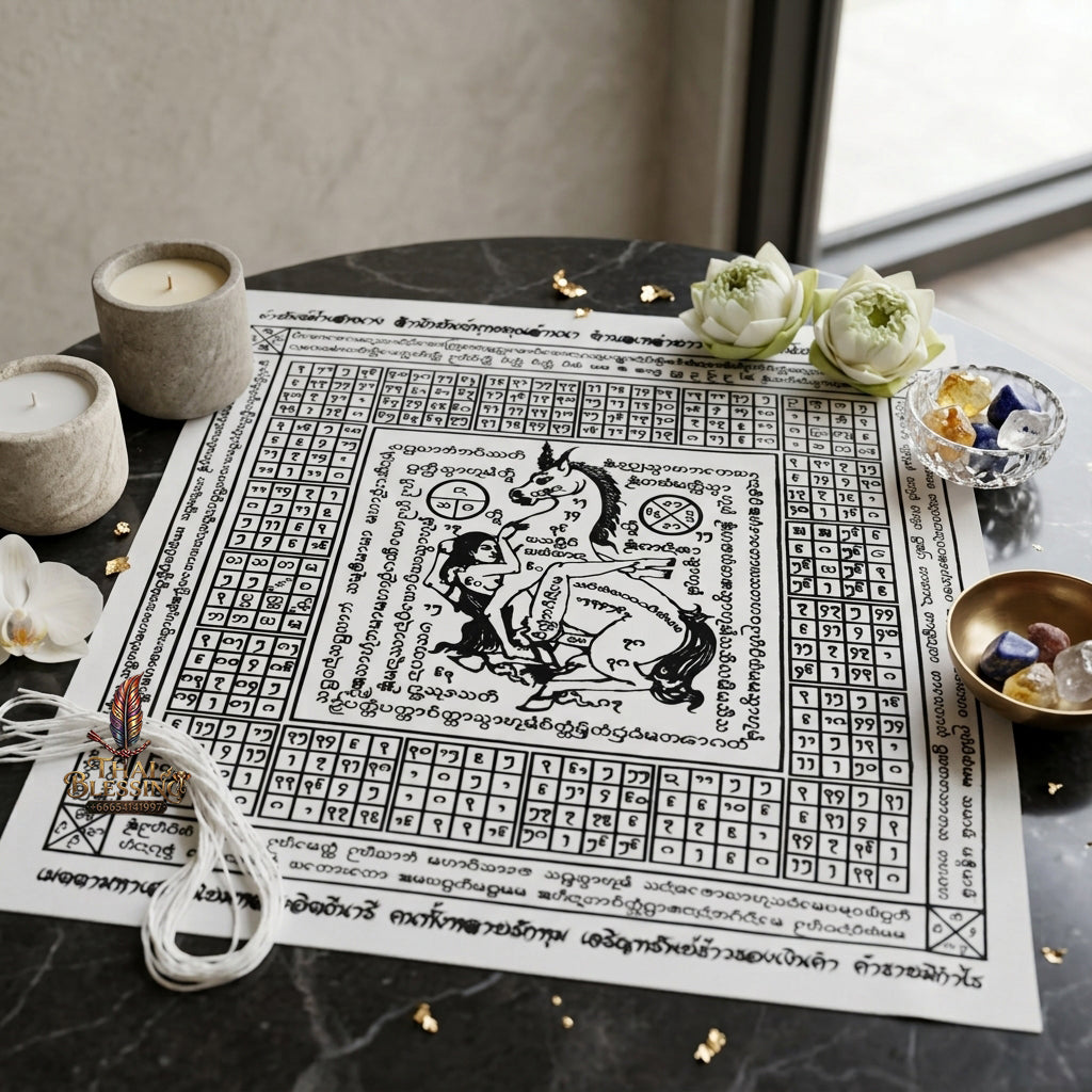 ✨ "Phayant Ma Sep Nang" (The Sacred Horse-Human Union Cloth Yant) - Special Edition