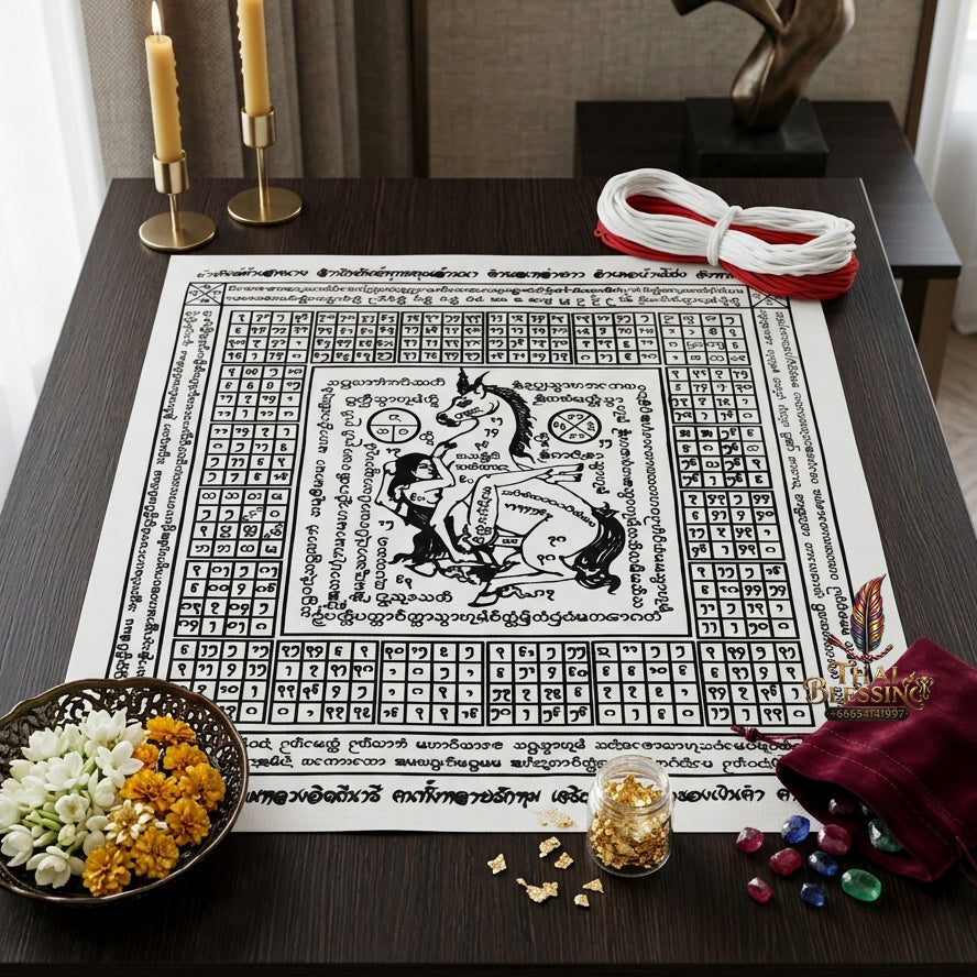 ✨ "Phayant Ma Sep Nang" (The Sacred Horse-Human Union Cloth Yant) - Special Edition