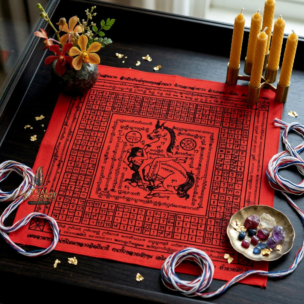 ✨ "Phayant Ma Sep Nang" (The Sacred Horse-Human Union Cloth Yant) - Special Edition
