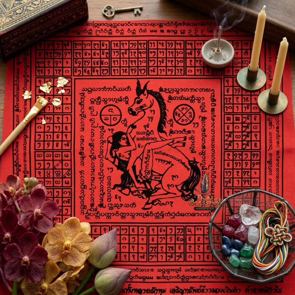 ✨ "Phayant Ma Sep Nang" (The Sacred Horse-Human Union Cloth Yant) - Special Edition