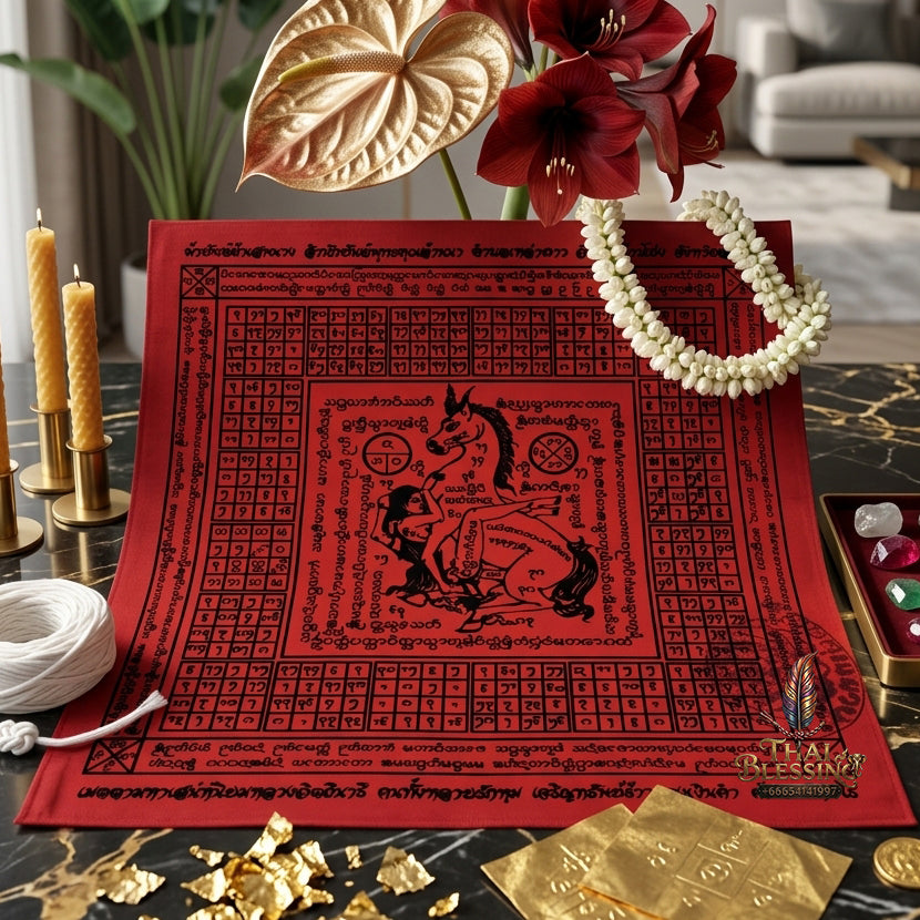 ✨ "Phayant Ma Sep Nang" (The Sacred Horse-Human Union Cloth Yant) - Special Edition