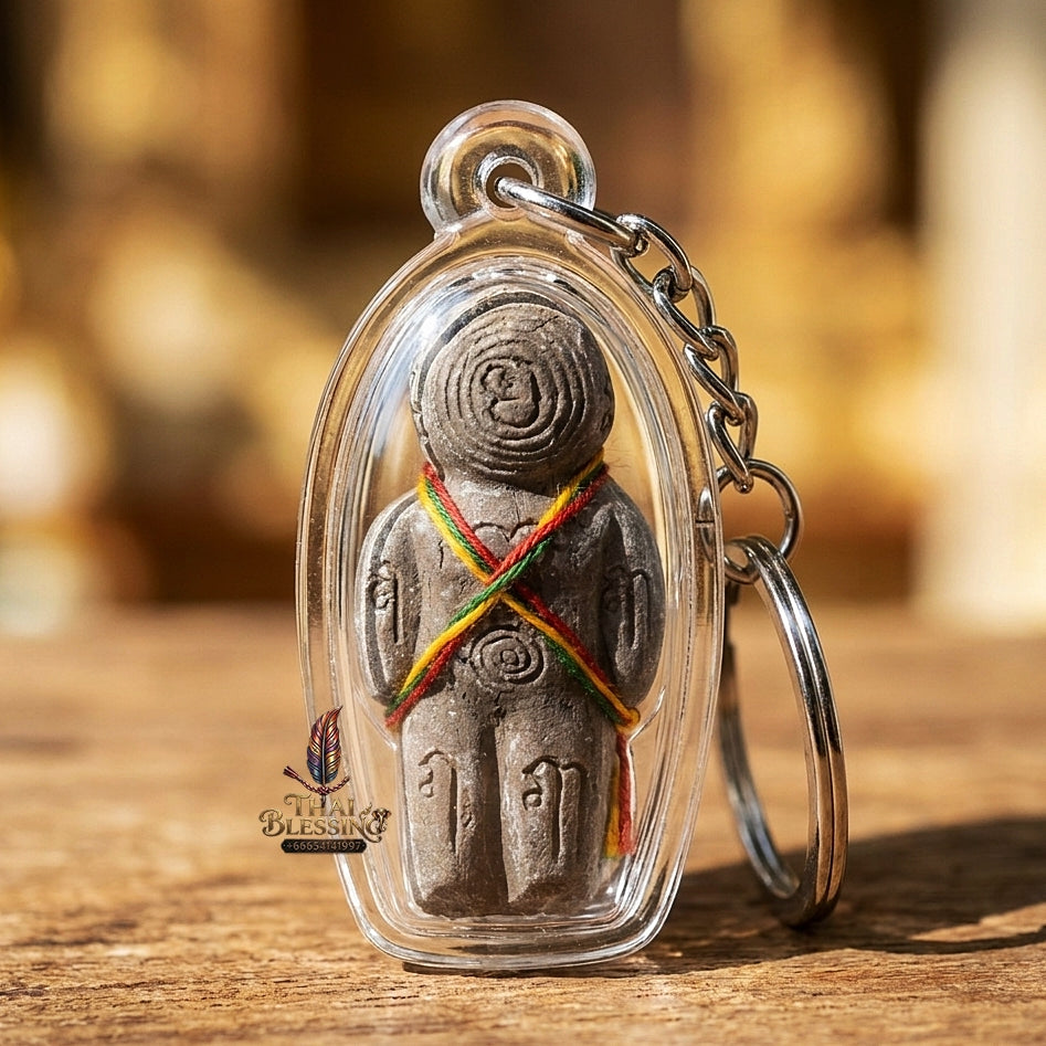 Sacred "Hun Phayon Nuea Phong Maha Phut" (Great Ghost-Powder Guardian Effigy) Elite Spiritual Protection, Financial Abundance, and Unstoppable Guarding Power