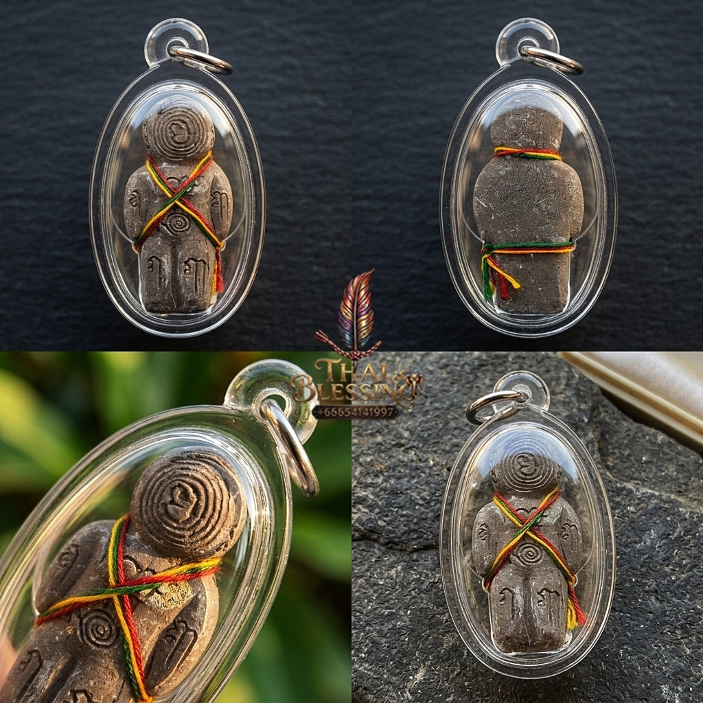 Sacred "Hun Phayon Nuea Phong Maha Phut" (Great Ghost-Powder Guardian Effigy) Elite Spiritual Protection, Financial Abundance, and Unstoppable Guarding Power