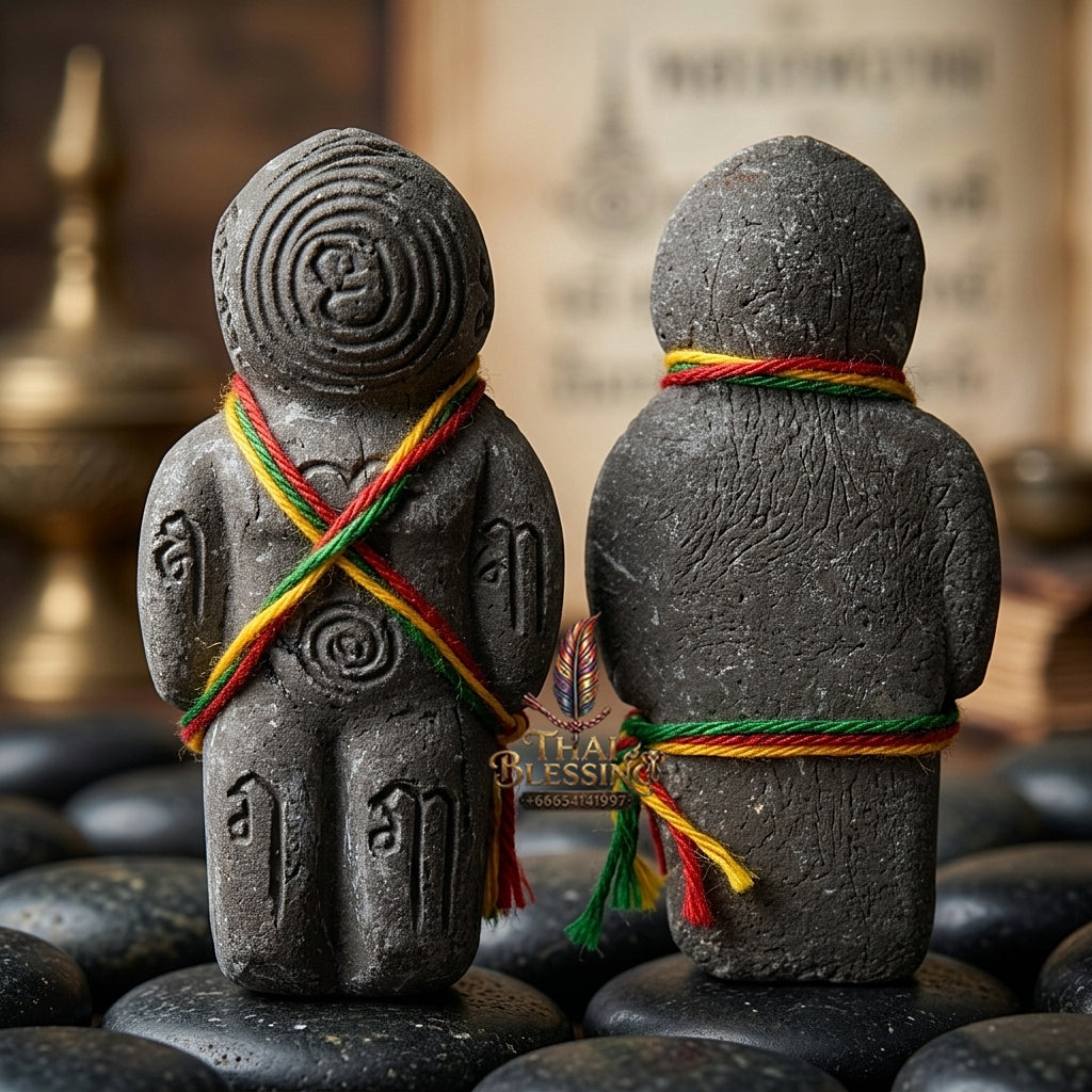 Sacred "Hun Phayon Nuea Phong Maha Phut" (Great Ghost-Powder Guardian Effigy) Elite Spiritual Protection, Financial Abundance, and Unstoppable Guarding Power