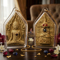 ✨ "Phra Khun Phaen Lang Ngang Ta Daeng" (Khun Phaen with Red-Eyed Ngang on Reverse) - Takian Tree Holy Wood Powder Edition, Dual-Power Seduction, Gambling Luck, and Overwhelming Commercial Magnetism!