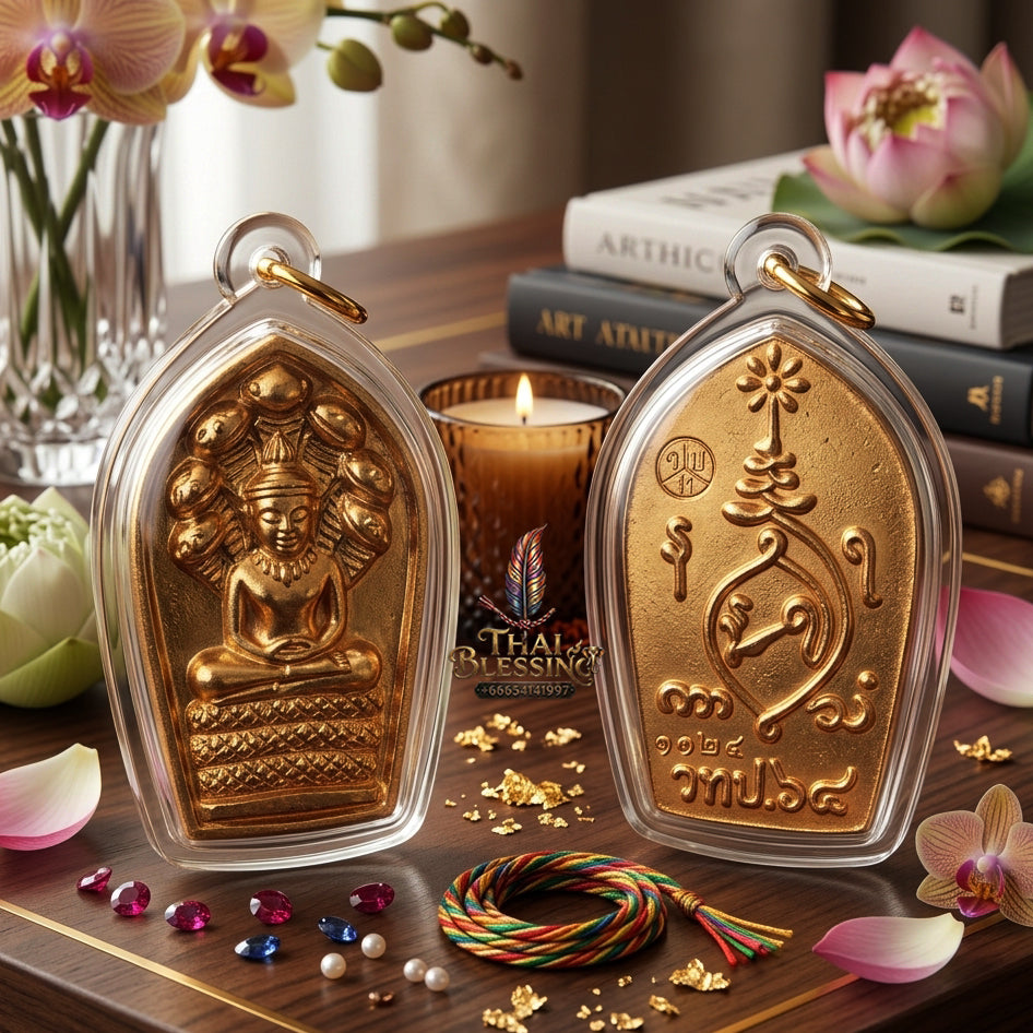 ✨ "Phra Nak Prok Chakkraphat Nun Duang" (Emperor Naga-Protected Buddha for Horoscope Uplifting) : The Supreme Masterpiece of Divine Protection, Fate Correction, and Imperial Prosperity!