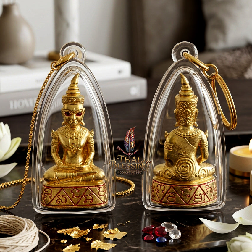 ✨ "Phra Ngang Tewamon" (Divine Magic Phra Ngang) - Golden Bell Occult Bronze Edition, B