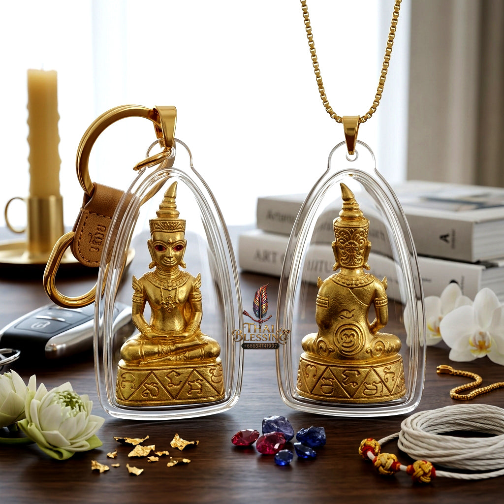 ✨ "Phra Ngang Tewamon" (Divine Magic Phra Ngang) - Golden Bell Occult Bronze Edition, B