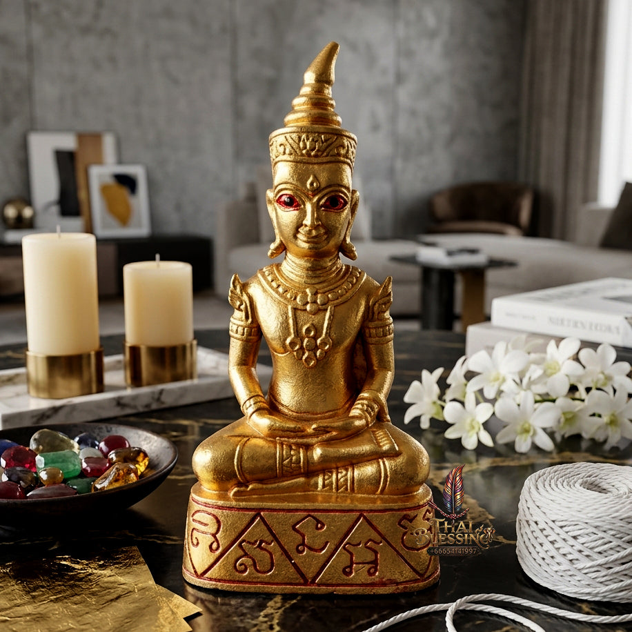 ✨ "Phra Ngang Tewamon" (Divine Magic Phra Ngang) - Golden Bell Occult Bronze Edition, B