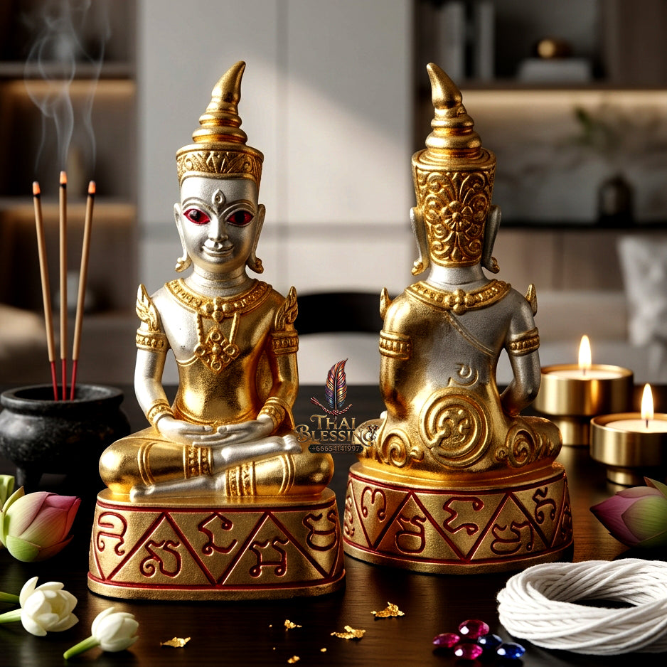 ✨ "Phra Ngang Tewamon" (Divine Magic Phra Ngang) - Occult Alloy with 2K Plating Edition,  The Sovereign Masterpiece of Dual-Tone Prestige, Midnight Seduction, and Explosive Commercial Trade!