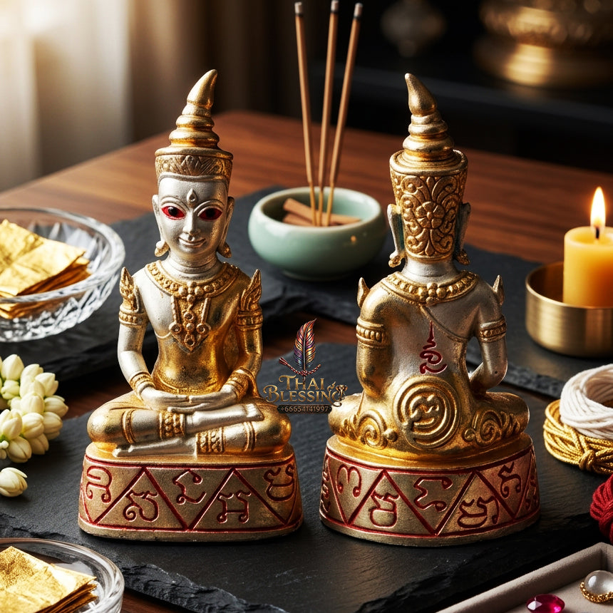 ✨ "Phra Ngang Tewamon" (Divine Magic Phra Ngang) - Occult Alloy with 2K Plating Edition,  The Sovereign Masterpiece of Dual-Tone Prestige, Midnight Seduction, and Explosive Commercial Trade!