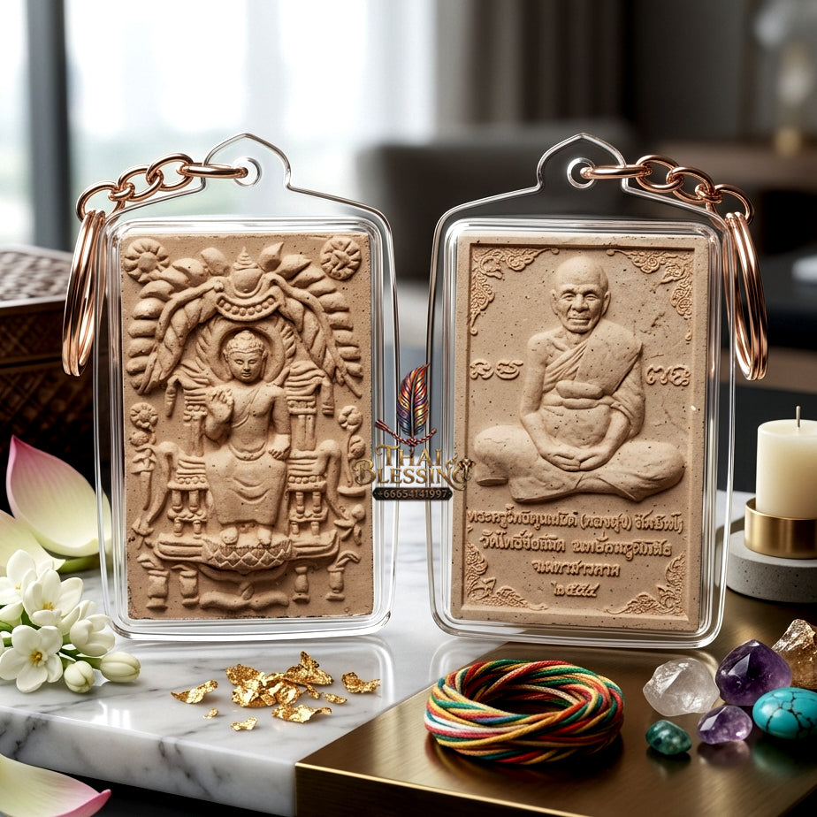 ✨ "Phra Phong Katha Phan (Dok Phayom)" (Thousand-Gatha Sacred Flower Powder Amulet) - "Phim Nang Mueang" The Supreme Isan Masterpiece of Ancient Dok Phayom Sorcery, Broken Na Dun Kru Relics, and Absolute Karmic Uplifting!