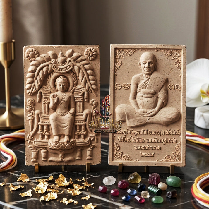 ✨ "Phra Phong Katha Phan (Dok Phayom)" (Thousand-Gatha Sacred Flower Powder Amulet) - "Phim Nang Mueang" The Supreme Isan Masterpiece of Ancient Dok Phayom Sorcery, Broken Na Dun Kru Relics, and Absolute Karmic Uplifting!