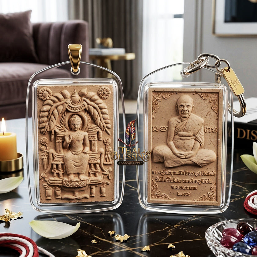 ✨ "Phra Phong Katha Phan (Dok Phayom)" (Thousand-Gatha Sacred Flower Powder Amulet) - "Phim Nang Mueang" The Supreme Isan Masterpiece of Ancient Dok Phayom Sorcery, Broken Na Dun Kru Relics, and Absolute Karmic Uplifting!